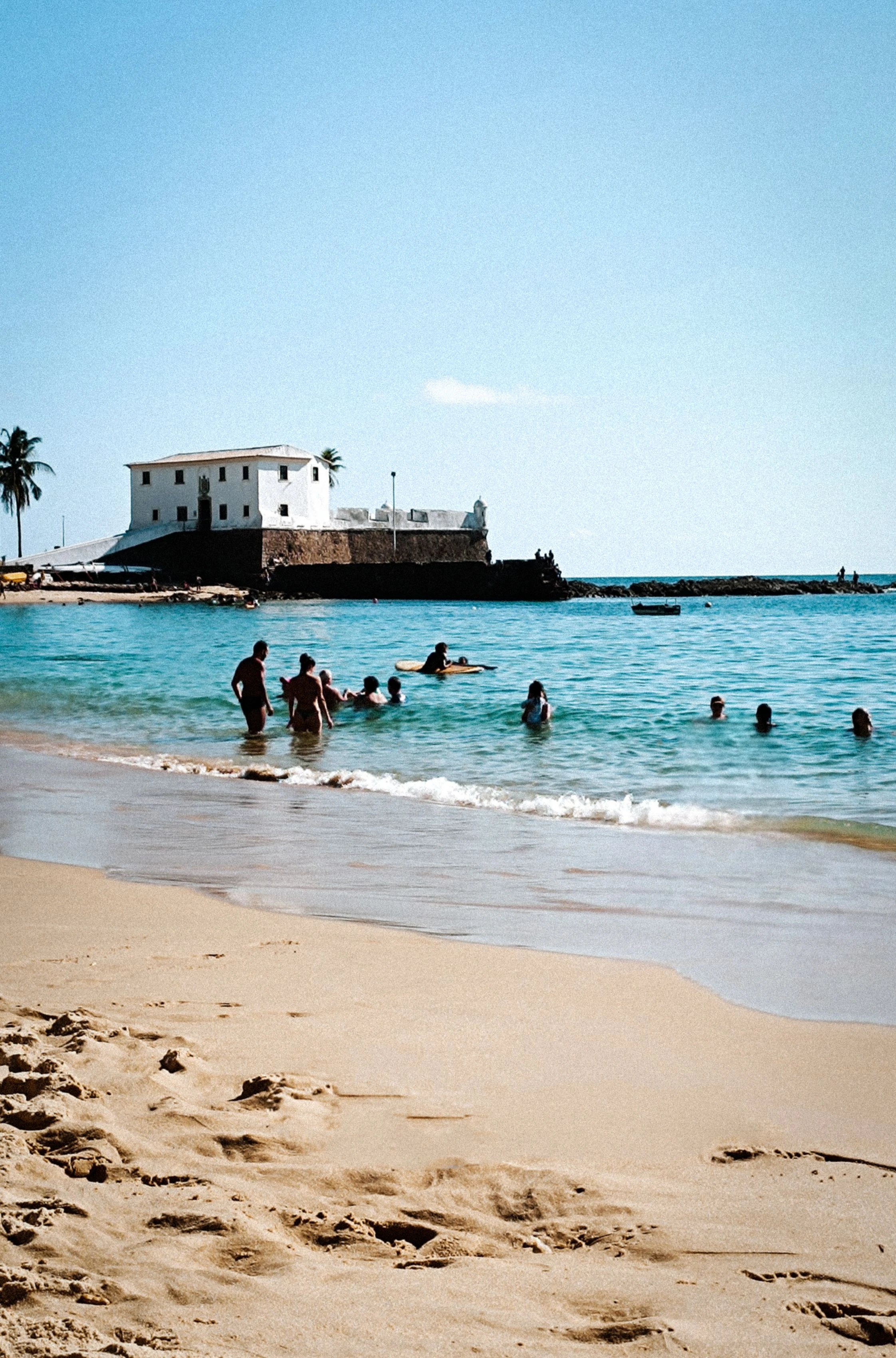 Sunny Beach Day at Porto da Barra, Salvador