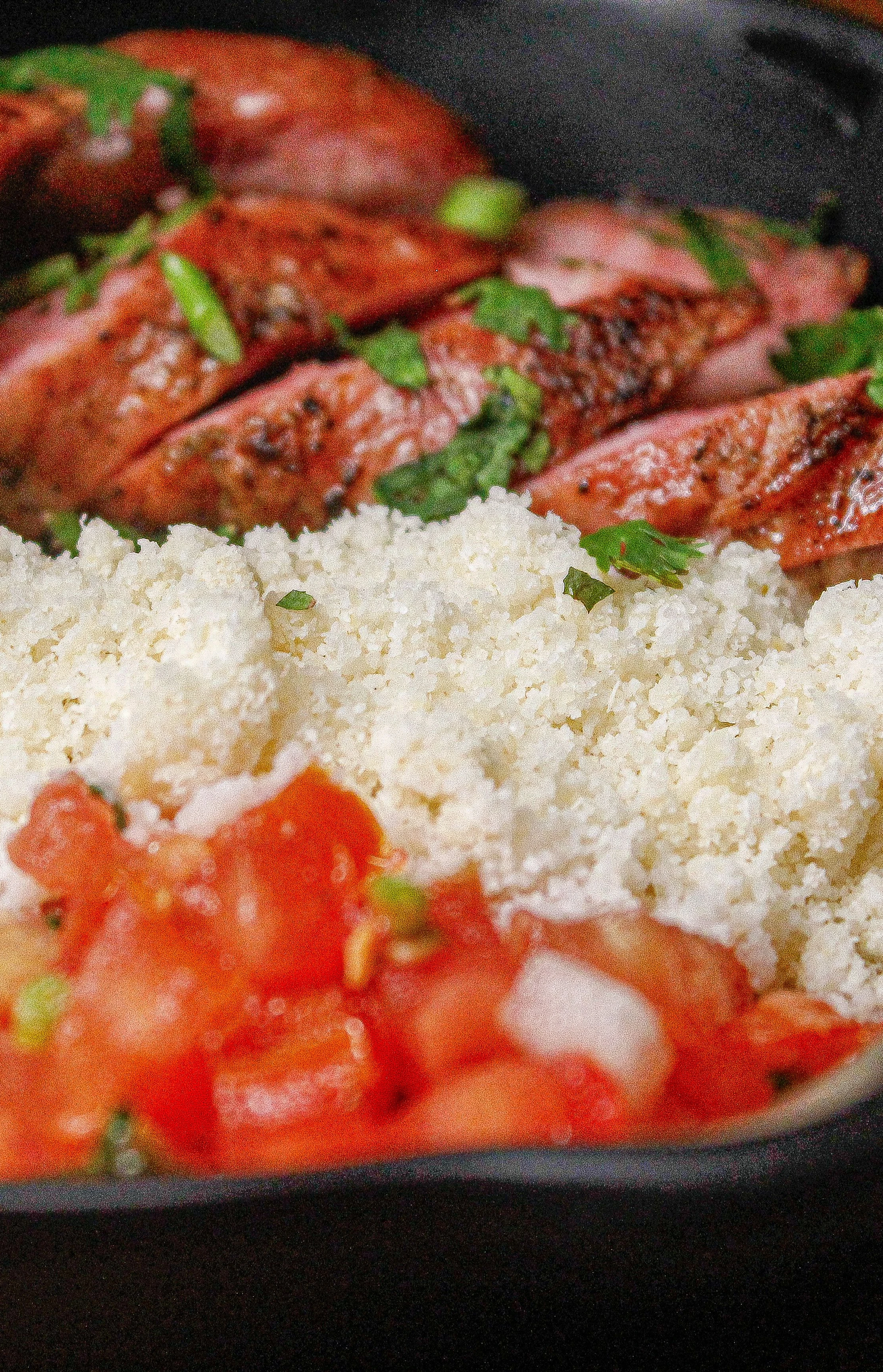 A meal with farofa · Recife