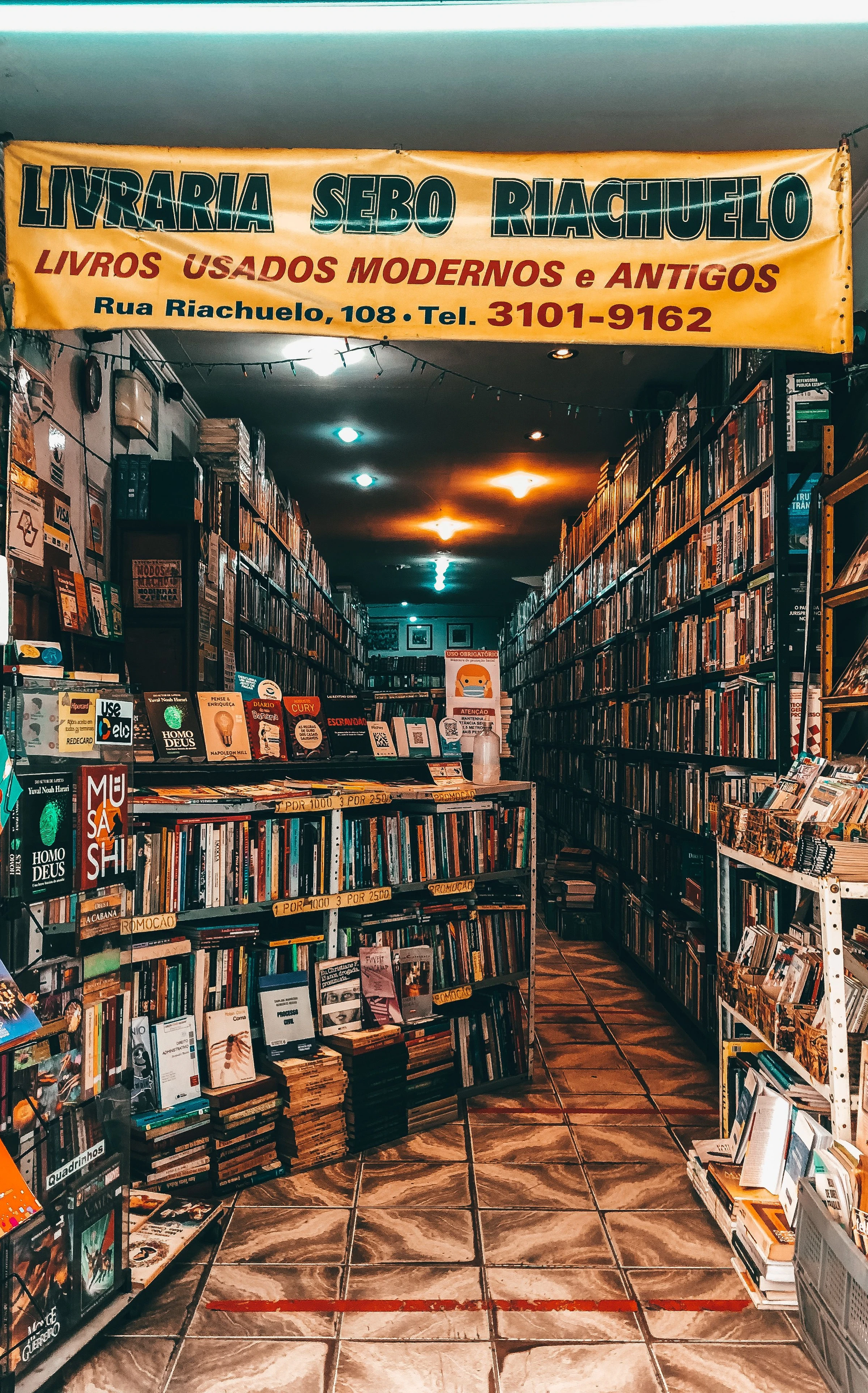 A Brazilian secondhand bookshop · Rio de Janeiro